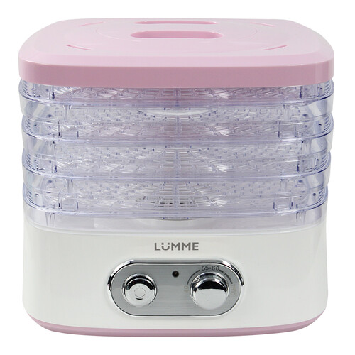 Купить Сушилка для овощей и фруктов LUMME LU-FD1854A розовый  9148508. Характеристики, отзывы и цены в Донецке