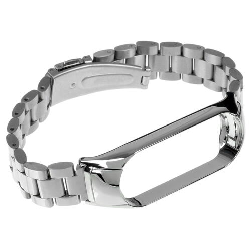 Купить Ремешок Aceline для Xiaomi Mi Smart Band 5/ 6/ Amazfit Band 5 серебристый  5045629. Характеристики, отзывы и цены в Донецке