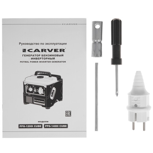 Купить Электрогенератор   бензиновый Carver PPG-1200I CUBE  9301545. Характеристики, отзывы и цены в Донецке