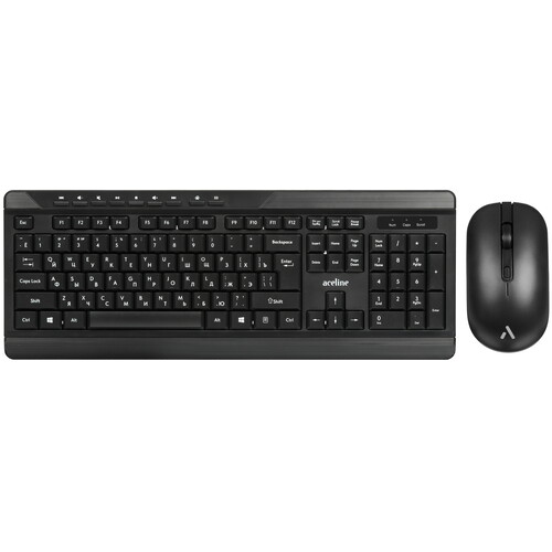 Купить Клавиатура+мышь  проводная  Aceline 802-HF черный  9200318. Характеристики, отзывы и цены в Донецке