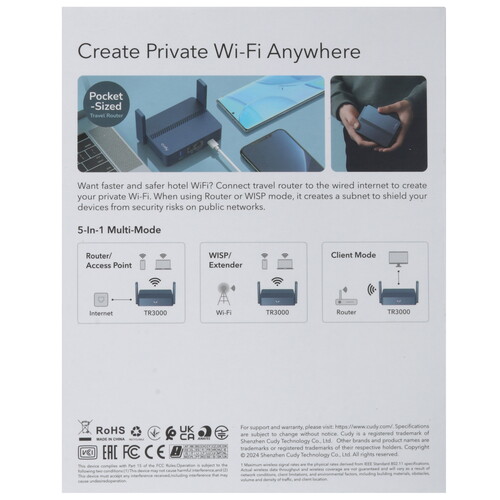 Купить Wi-Fi роутер Cudy TR3000  9095833. Характеристики, отзывы и цены в Донецке