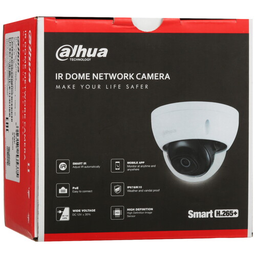 Купить IP-камера Dahua DH-IPC-HDBW2230EP-S-0360B-S2  5472641. Характеристики, отзывы и цены в Донецке