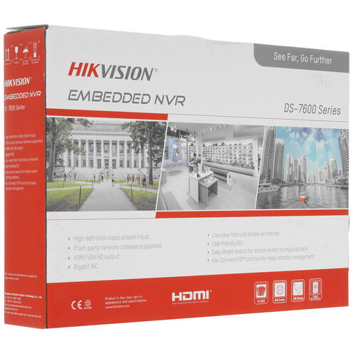 Купить Регистратор для видеонаблюдения Hikvision DS-7604NXI-K1/4P(B)  5446530. Характеристики, отзывы и цены в Донецке