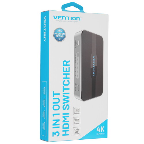 Купить Переключатель Vention HDMI Switcher 3 in 1  9160759. Характеристики, отзывы и цены в Донецке