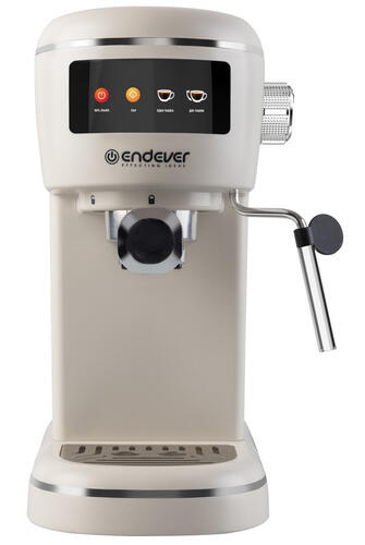 Купить Кофеварка рожковая Endever Costa-1096 бежевый  9091969. Характеристики, отзывы и цены в Донецке