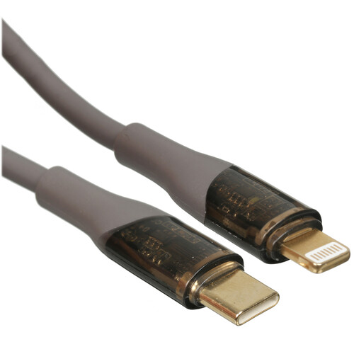 Купить Кабель круглый LANEX Lightning 8-pin - USB Type-C серый 1 м  9280471. Характеристики, отзывы и цены в Донецке