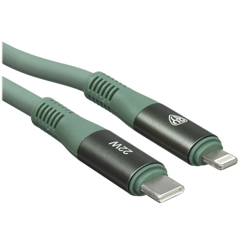 Купить Кабель круглый BY Lightning 8-pin - USB Type-C зеленый 1 м  9201245. Характеристики, отзывы и цены в Донецке