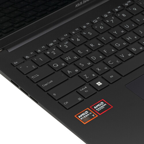 Купить 14" Ноутбук ASUS ZenBook 14 UM3406KA-PP308 черный  5634624. Характеристики, отзывы и цены в Донецке