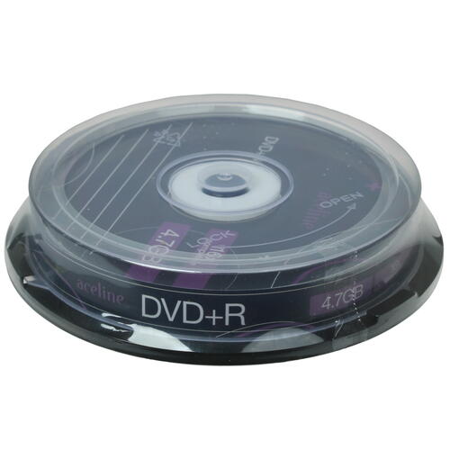 Купить DVD-диск Aceline DVD+R, 4.7 ГБ, Cake Box, 16x, 10 шт  4763488. Характеристики, отзывы и цены в Донецке