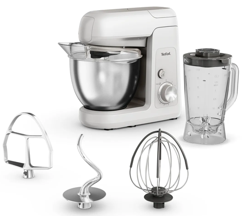 Купить Кухонная машина Tefal Bake Partner QB521B38 серый  5607145. Характеристики, отзывы и цены в Донецке