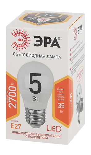 Купить Лампа светодиодная ЭРА LED smd P45-5w-827-E27  1089128. Характеристики, отзывы и цены в Донецке