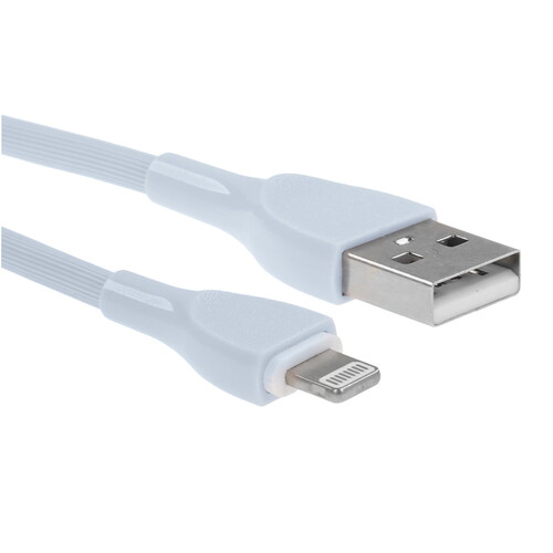 Купить Кабель круглый Perfeo Lightning 8-pin - USB 2.0 Type-A голубой 1 м  9173188. Характеристики, отзывы и цены в Донецке