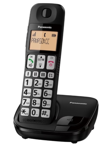 Купить Телефон беспроводной (DECT) Panasonic KX-TGE110UCB  9275410. Характеристики, отзывы и цены в Донецке