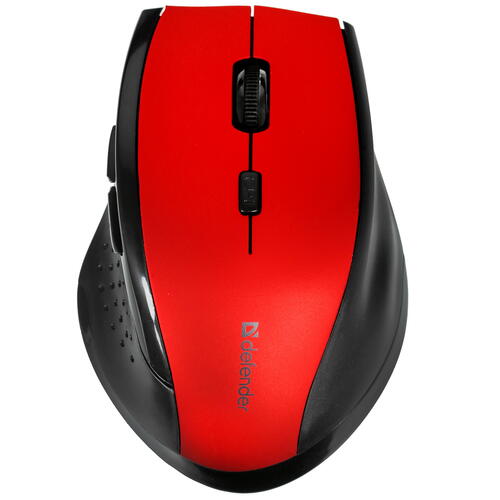 Купить Мышь беспроводная Defender Accura MM-365 красный  1265211. Характеристики, отзывы и цены в Донецке