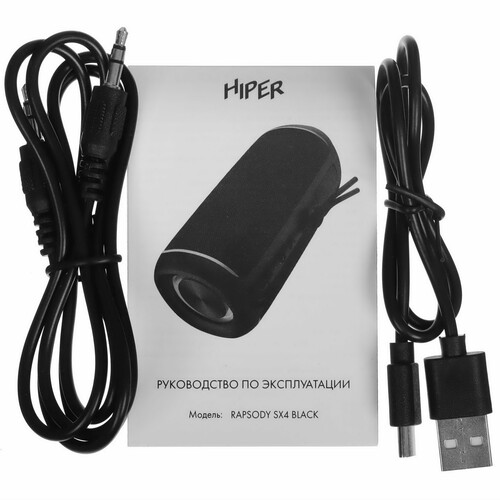 Купить Портативная колонка HIPER RAPSODY SX4, черный  5480917. Характеристики, отзывы и цены в Донецке