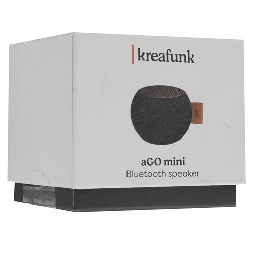 Купить Портативная колонка KreaFunk aGO MINI, черный  9279038. Характеристики, отзывы и цены в Донецке