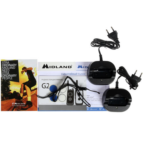 Купить Радиостанция Midland G2 черный  1108578. Характеристики, отзывы и цены в Донецке