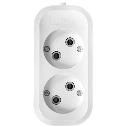 Купить Удлинитель Smartbuy SBE-10-2-03-N белый  9192894. Характеристики, отзывы и цены в Донецке