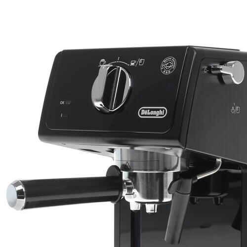 Купить Кофеварка рожковая DeLonghi ECP 31.21 черный  8116359. Характеристики, отзывы и цены в Донецке