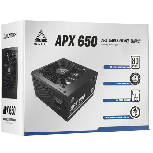 Купить Блок питания MONTECH APX 650W [XWYA11-650W] черный  5458904. Характеристики, отзывы и цены в Донецке