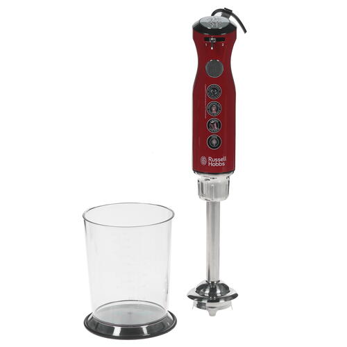 Купить Блендер погружной Russell Hobbs Retro Hand Blender красный  8141371. Характеристики, отзывы и цены в Донецке