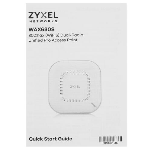 Купить Точка доступа Zyxel WAX630S  5059847. Характеристики, отзывы и цены в Донецке