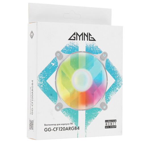 Купить Вентилятор GMNG GG-CF120ARGB4-PWMWH  белый  5615510. Характеристики, отзывы и цены в Донецке