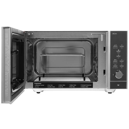 Купить Микроволновая печь CASO MG 25 Ceramic Menu серебристый  1117030. Характеристики, отзывы и цены в Донецке