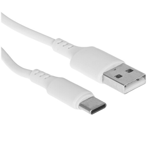 Купить Кабель круглый Maxvi USB Type-C - USB 2.0 Type-A белый 1 м  9087706. Характеристики, отзывы и цены в Донецке