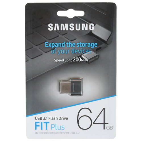 Купить Память USB Flash 64 ГБ Samsung FIT [MUF-64AB/APC]  1310598. Характеристики, отзывы и цены в Донецке