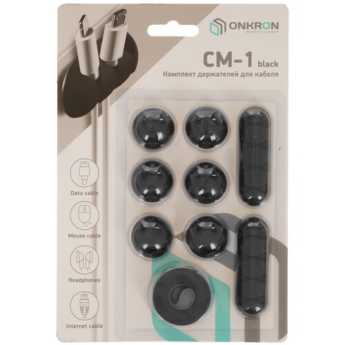 Купить Держатель для проводов ONKRON CM-1  9197676. Характеристики, отзывы и цены в Донецке