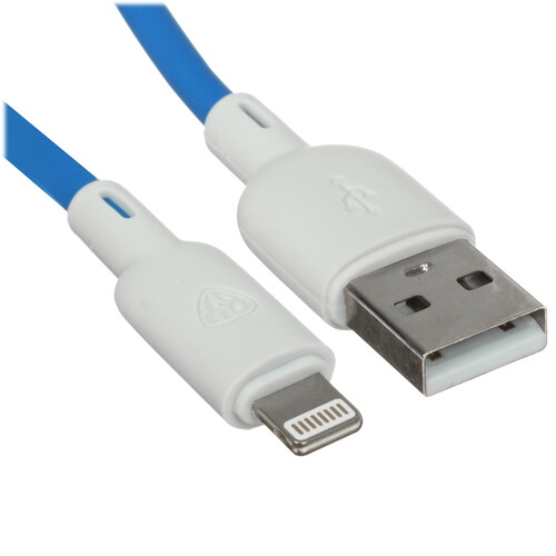 Купить Кабель круглый BY Lightning 8-pin - USB 2.0 Type-A серый 1 м  5482075. Характеристики, отзывы и цены в Донецке