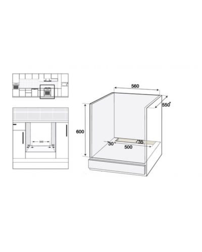 Купить Электрический духовой шкаф SCHTOFF DECOR 1100 черный  9240905. Характеристики, отзывы и цены в Донецке