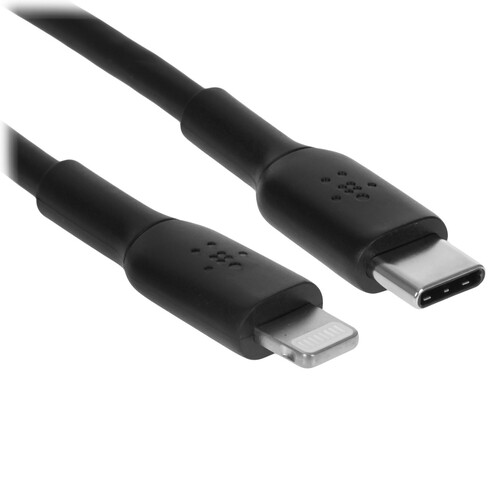 Купить Кабель круглый Belkin Lightning 8-pin MFI - USB Type-C черный 1 м  9115857. Характеристики, отзывы и цены в Донецке