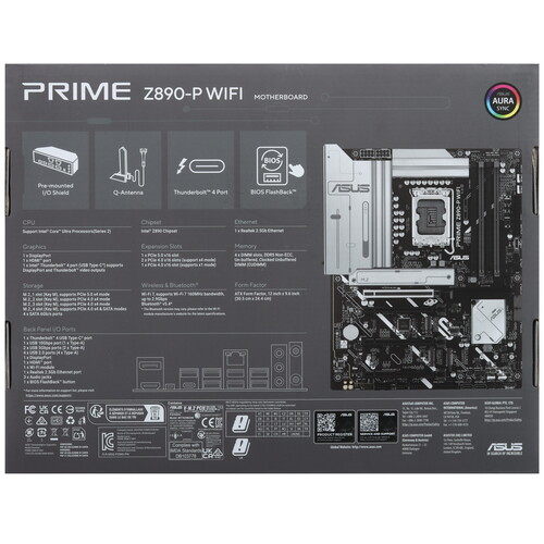 Купить Материнская плата ASUS PRIME Z890-P WIFI  5603250. Характеристики, отзывы и цены в Донецке