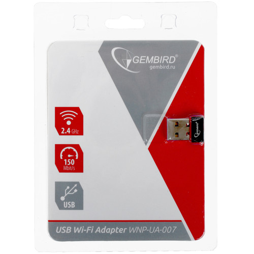 Купить Wi-Fi адаптер Gembird WNP-UA-007  1355402. Характеристики, отзывы и цены в Донецке
