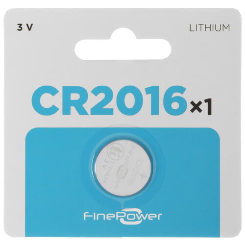 Купить Батарейка FinePower V.2 плоская / CR2016  5410510. Характеристики, отзывы и цены в Донецке