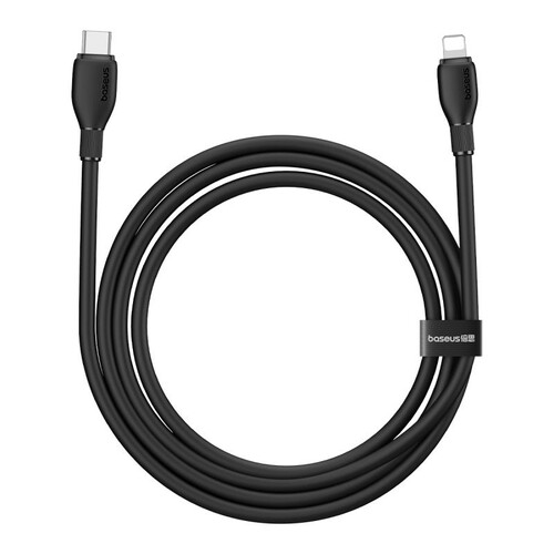 Купить Кабель круглый Baseus Lightning 8-pin - USB Type-C черный 1 м  5627436. Характеристики, отзывы и цены в Донецке