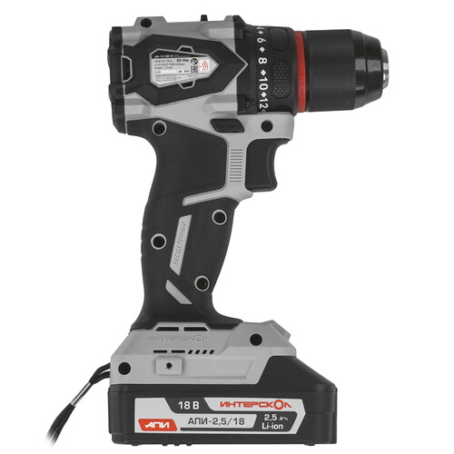 Купить Дрель-шуруповерт Интерскол ДА-13/18В 55  5630535. Характеристики, отзывы и цены в Донецке
