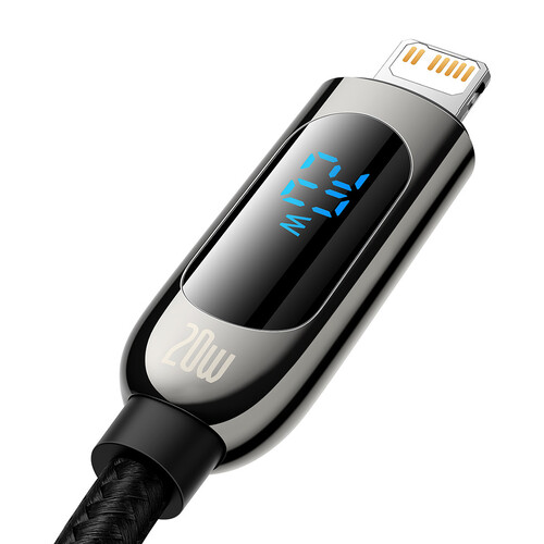 Купить Кабель круглый Baseus Lightning 8-pin - USB Type-C черный 2 м  5627765. Характеристики, отзывы и цены в Донецке