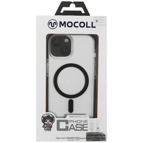 Купить Накладка  MOCOLL Jelly Series для Apple iPhone 15 черный/прозрачный  5466684. Характеристики, отзывы и цены в Донецке