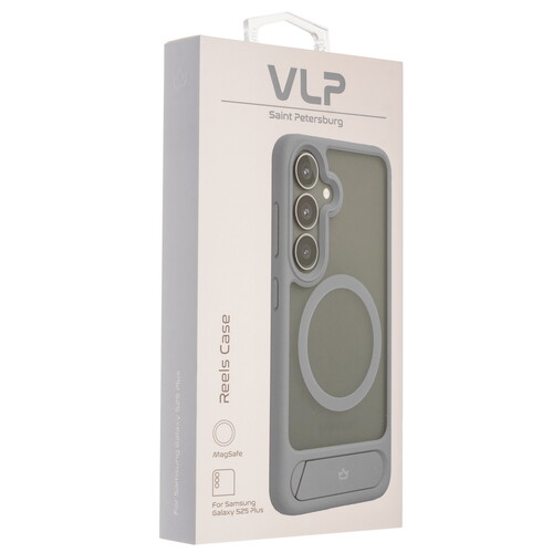 Купить Накладка  VLP Reels Case для Samsung Galaxy S25+ серый/прозрачный  5613345. Характеристики, отзывы и цены в Донецке