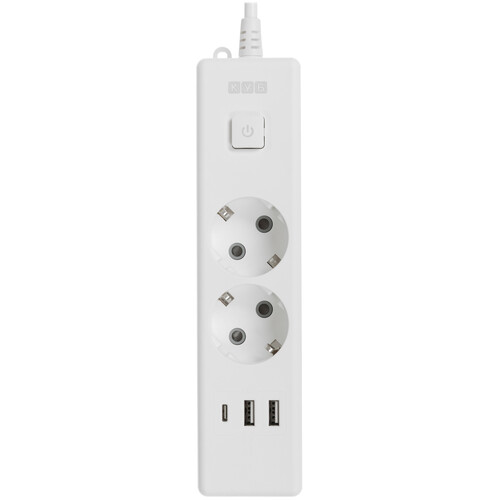 Купить Удлинитель Power Cube PC-4-2M белый  9196399. Характеристики, отзывы и цены в Донецке