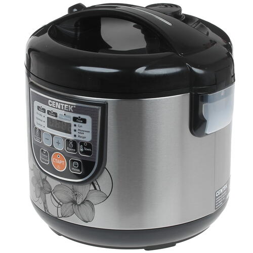 Купить Мультиварка Centek CT-1498 Ceramic серебристый  1114400. Характеристики, отзывы и цены в Донецке