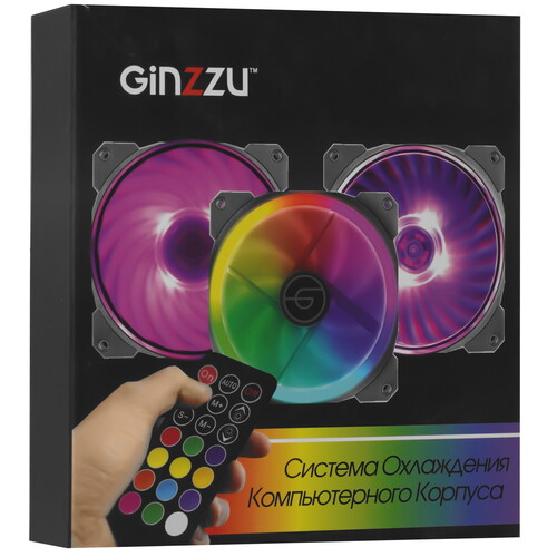 Купить Вентилятор GiNZZU 12LD4  белый  9230091. Характеристики, отзывы и цены в Донецке