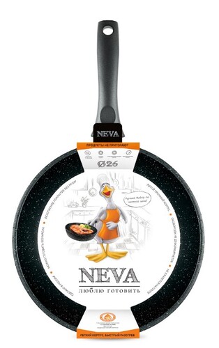 Купить Сковорода НМП Neva Granite NG126  9150150. Характеристики, отзывы и цены в Донецке