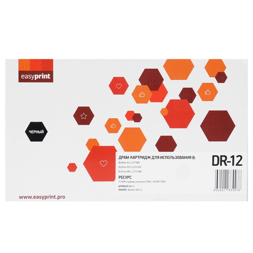 Купить Картридж лазерный EasyPrint DB-12 черный  9115278. Характеристики, отзывы и цены в Донецке