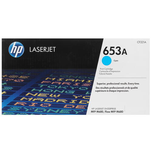 Купить Картридж лазерный HP 653A (CF321A) голубой  7937017. Характеристики, отзывы и цены в Донецке