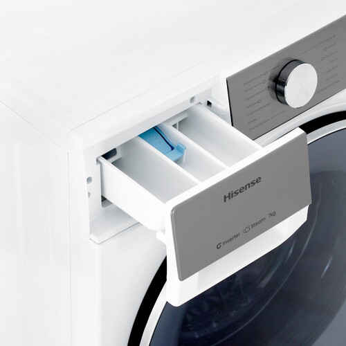 Купить Стиральная машина Hisense WF5S7041BW3 белый  9152684. Характеристики, отзывы и цены в Донецке