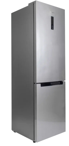 Купить Холодильник с морозильником  HOLBERG HRB 1952NDX серебристый  9105329. Характеристики, отзывы и цены в Донецке